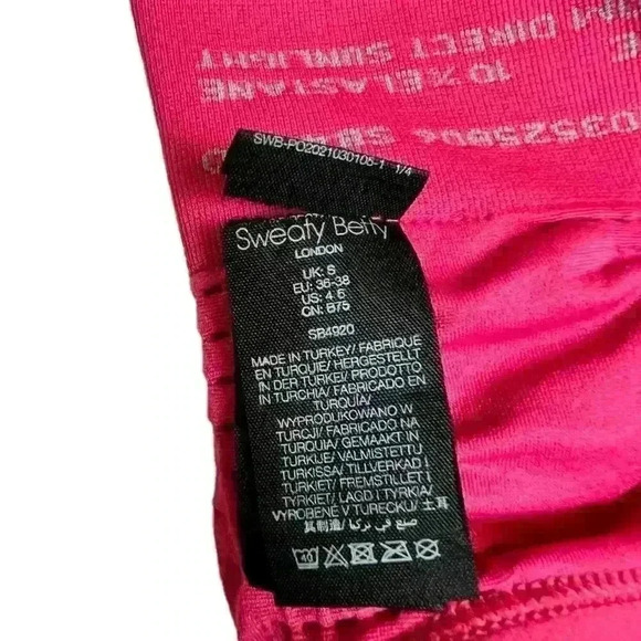 SWEATY Betty Stamina Sports Bra in Tayberry Pink Size Small - Picture 8 of 9